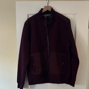 Ted Baker Deep Red Textured Jacket